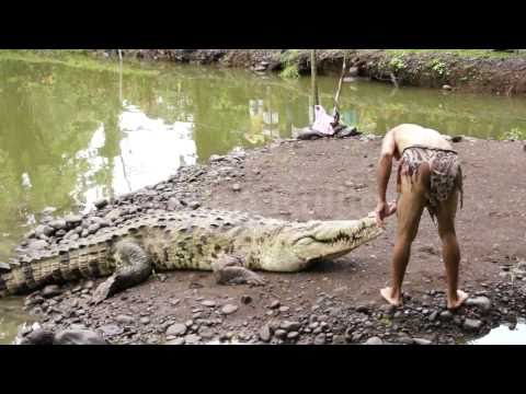 Costa Rica Chito &quot;The Crocodile Man and the famous Crocodile Poncho&quot;